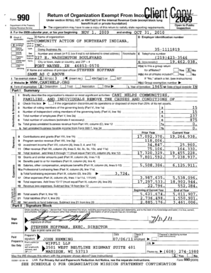 IRS Form 990 Exempt Organization Return