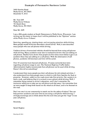 Business Letter Template