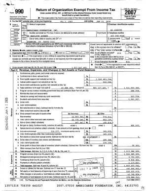 IRS Form 990 for Nonprofit Organizations