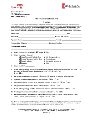 Humira Prior Authorization Form