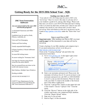 JMC School Data Submission Form