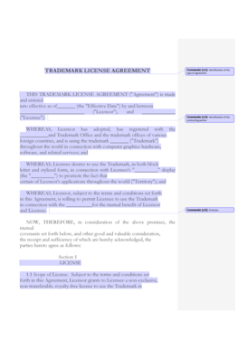 Trademark License Agreement