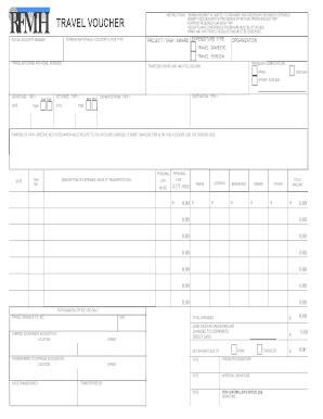 Travel Voucher Form