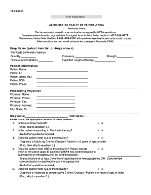 Prior Authorization for Remicade