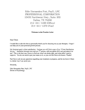 Therapist Client Intake Form and Informed Consent