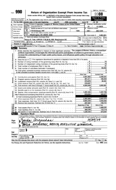 Form 990 Return of Organization Exempt From Income Tax