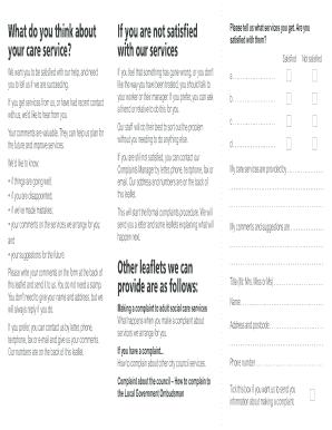 Customer Satisfaction Survey