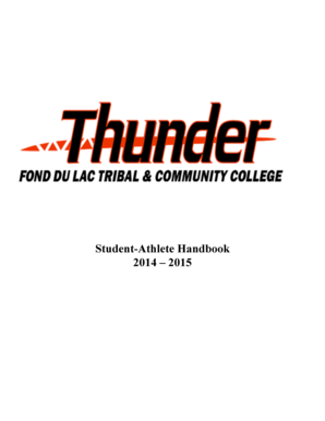 Birthday present letter - Student Athlete Handbook - Fond Du Lac Tribal Community College - fdltcc