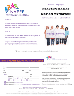 Anti-Bullying Donation Form