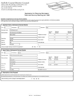 UK Planning Permission Application