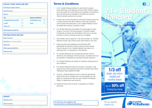 24+ Student Railcard Application Form