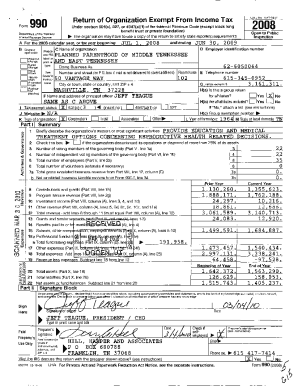 IRS Form 990 2008