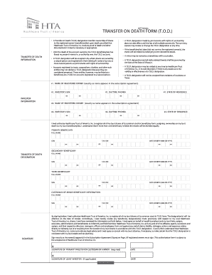 Transfer on Death Form