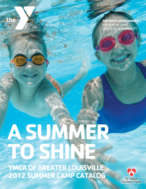 YMCA Summer Camp Registration Form