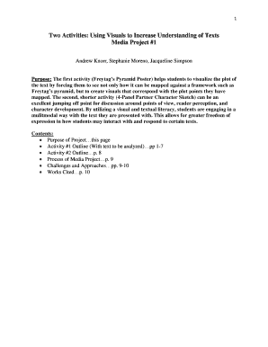 Freytag’s Pyramid Poster Activity