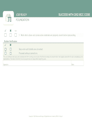 2012 IECC Foundation Compliance Form