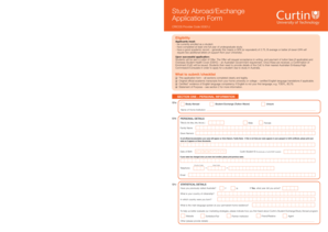 Study Abroad Application Form