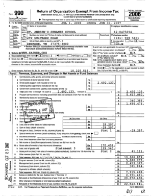 Form 990 Exempt Organization Tax Return