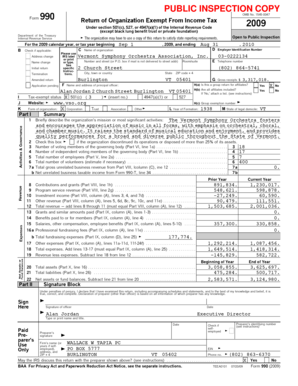 Form 990 Tax Return for Nonprofit Organizations