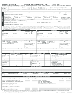 Home Loan Application Form
