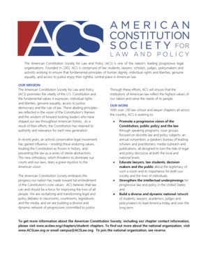 American Constitution Society Membership Form