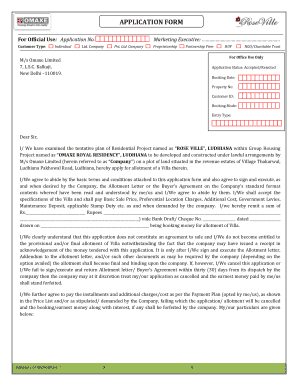 Omaxe Royal Residency Villa Booking Application
