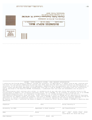 AFSCME Dues Checkoff Authorization