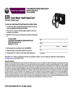Cooler Master Seidon 240M Cooler Rebate Form
