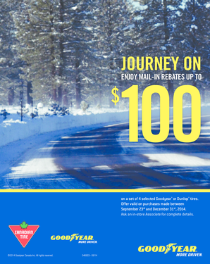 Goodyear Canada Tire Rebate Form