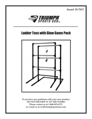 Glow Ladder Toss Replacement Parts Order Form
