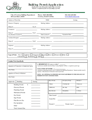 Building Permit Application