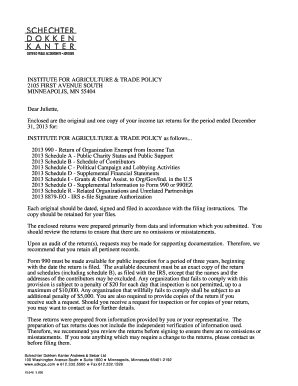 IRS Form 990 2013