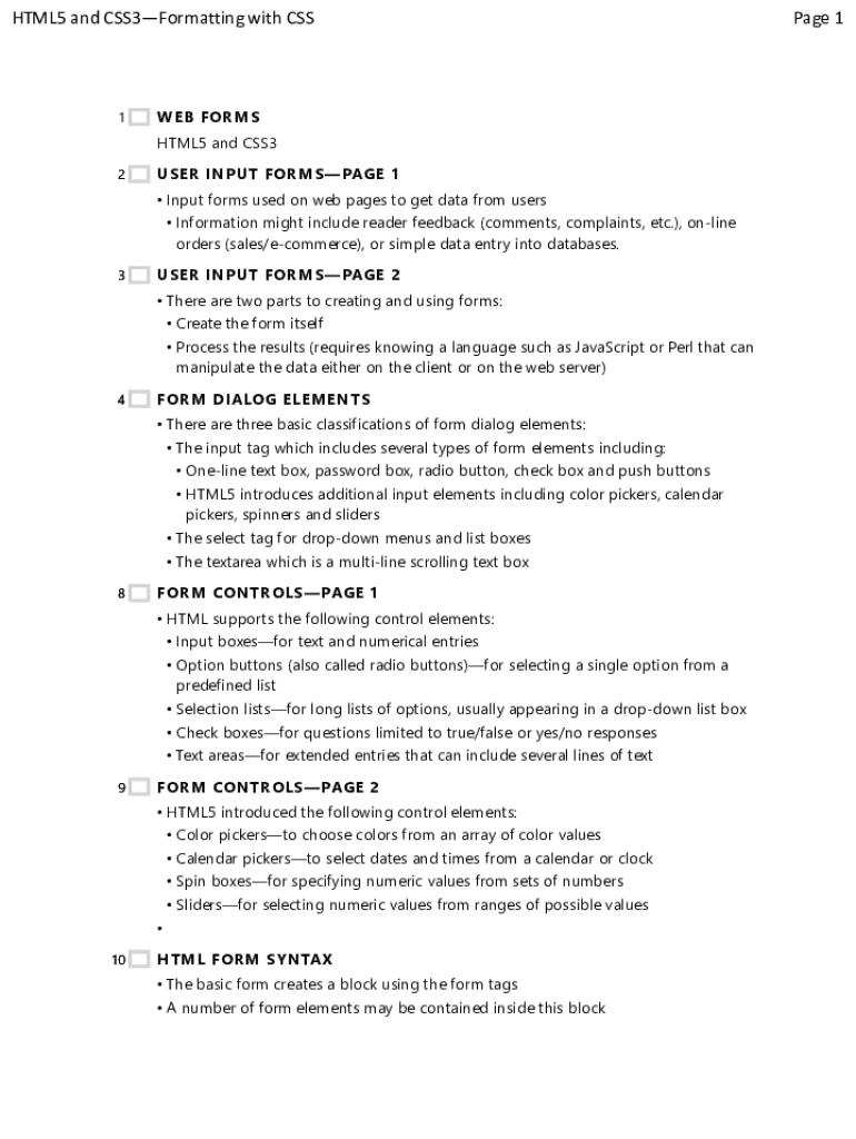Form preview