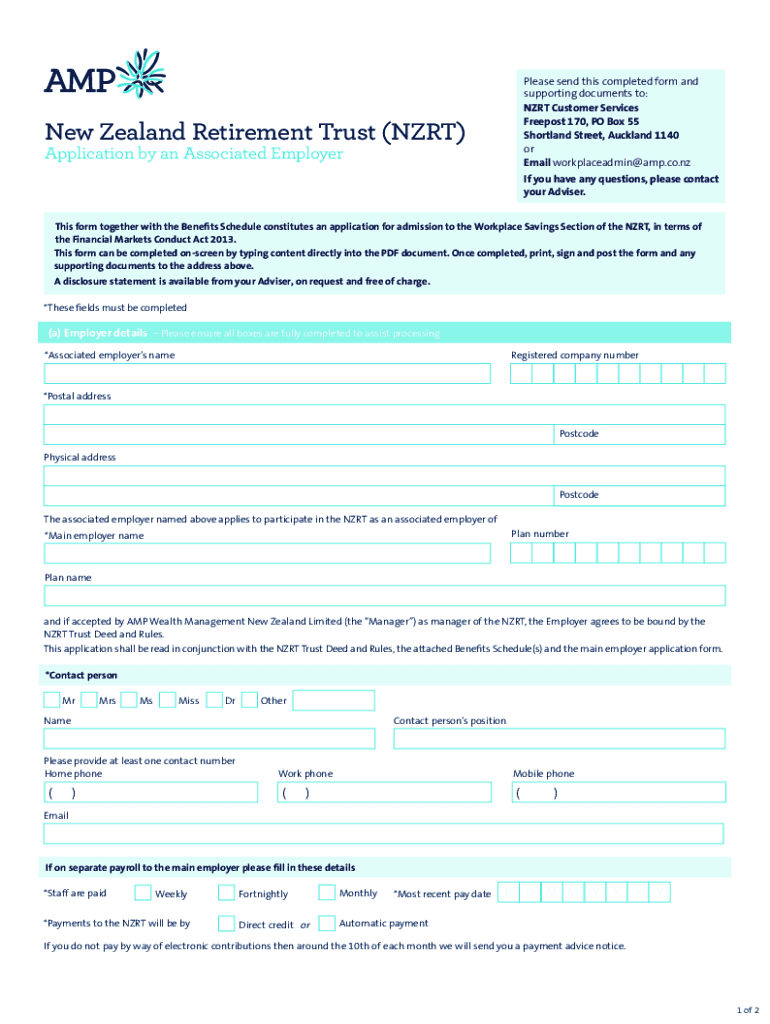 Fillable Online AMP State Sector Retirement Savings Scheme (SSRSS) If you Fax Email Print