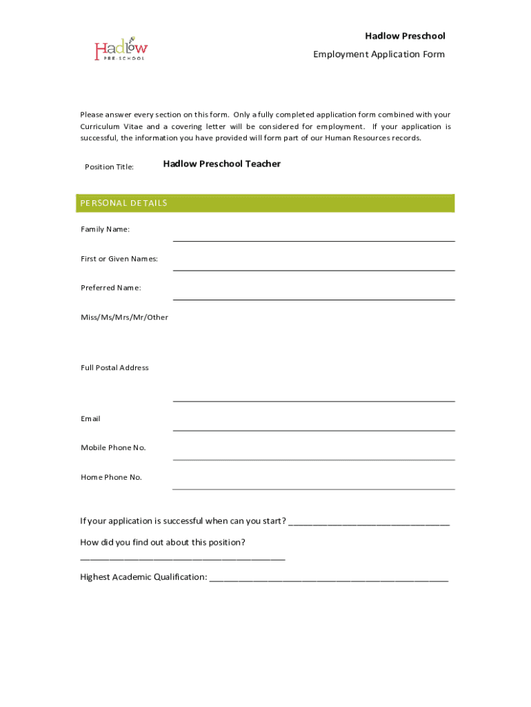Form preview