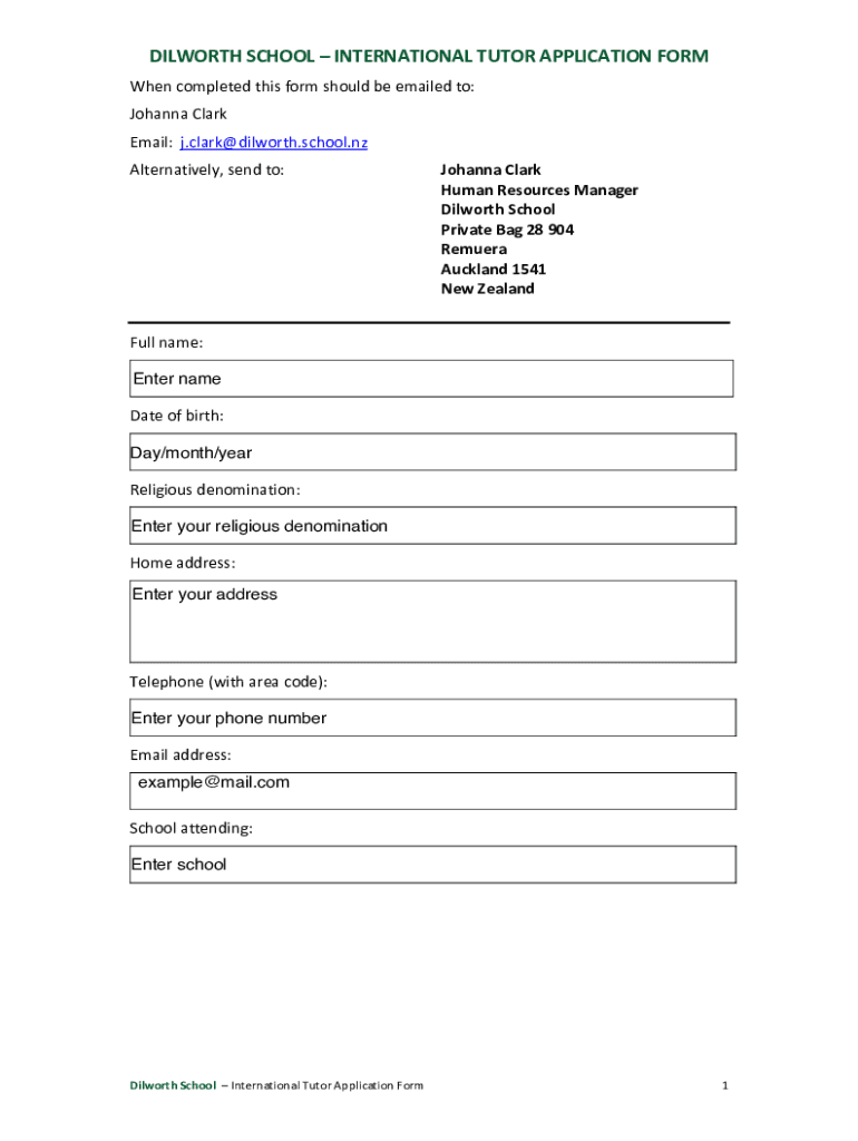Form preview