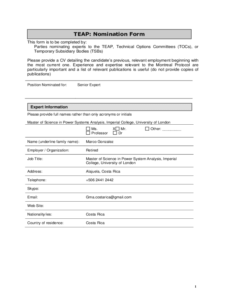 Form preview