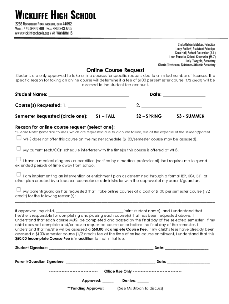 Fillable Online Wickliffe Schools Alumni Association HomeFacebook Fax