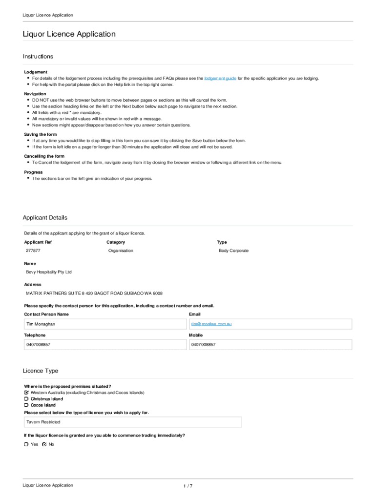Form preview