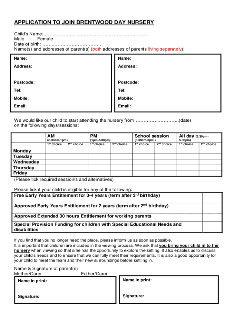 Form preview