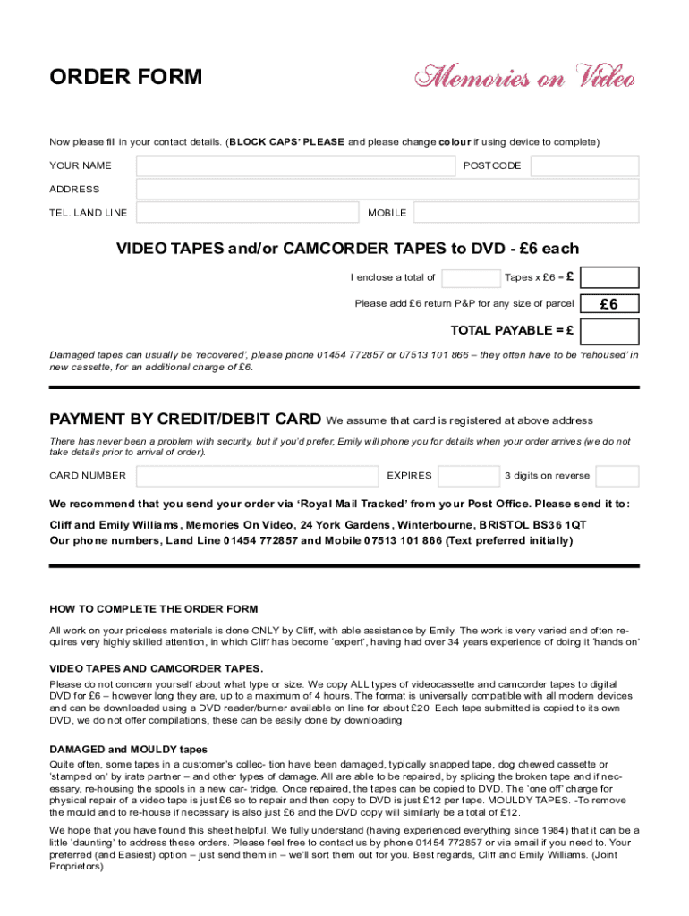Form preview