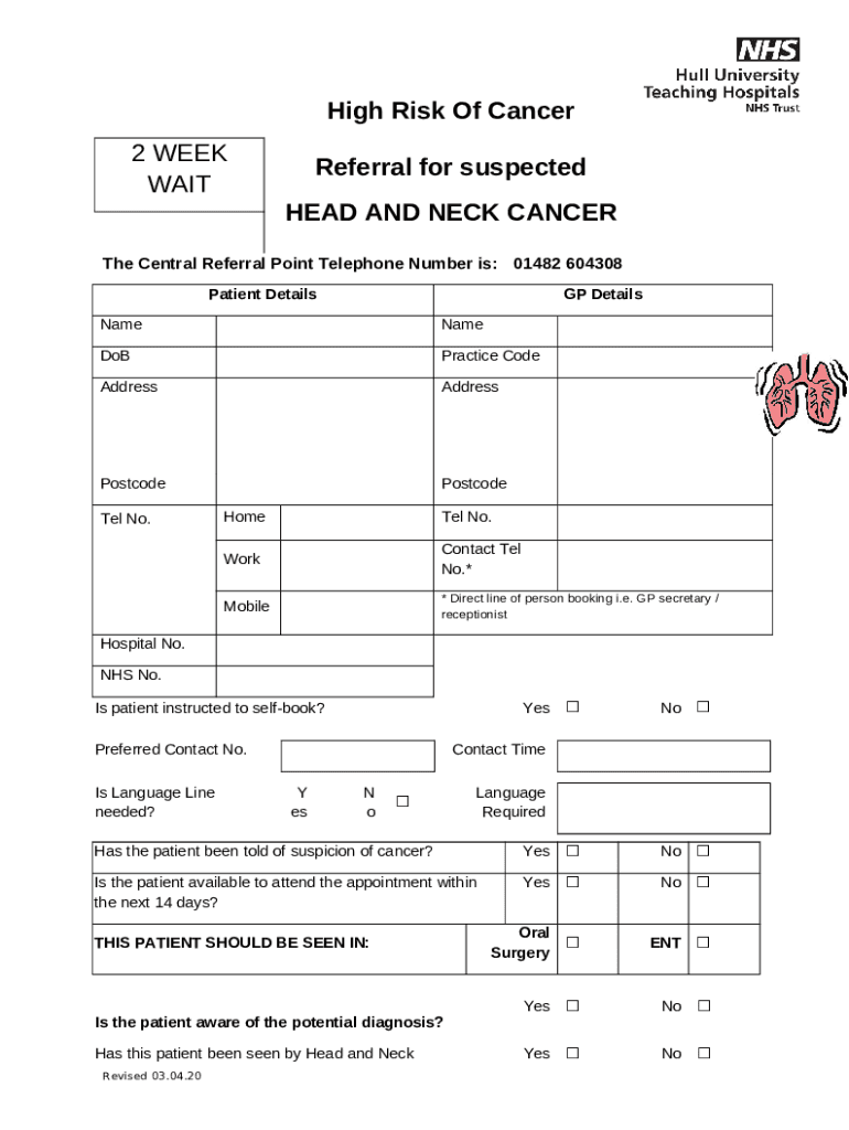 Is The Two Week Rule For Cancer Referrals Working