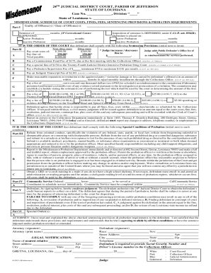 Fillable Online 24TH JUDICIAL DISTRICT COURT PARISH OF JEFFERSON Fax Fillable Online 24TH JUDICIAL DISTRICT COURT PARISH OF JEFFERSON Fax