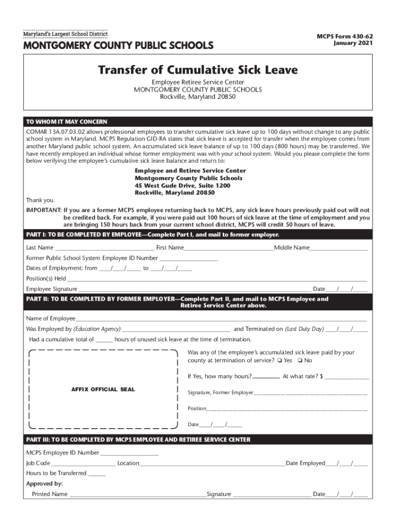 Fillable Online Leave Request (NOT Requiring ERSC Authorization