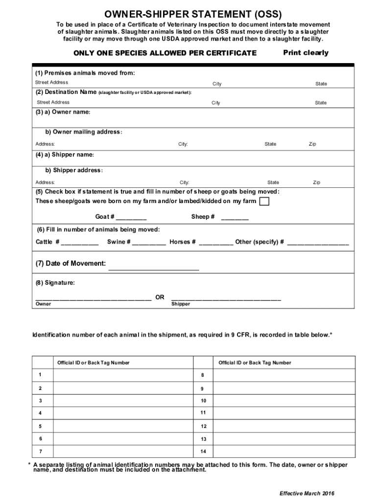 Fillable Online How to Create Electronic Certificates of Veterinary Inspection Fax Email Print