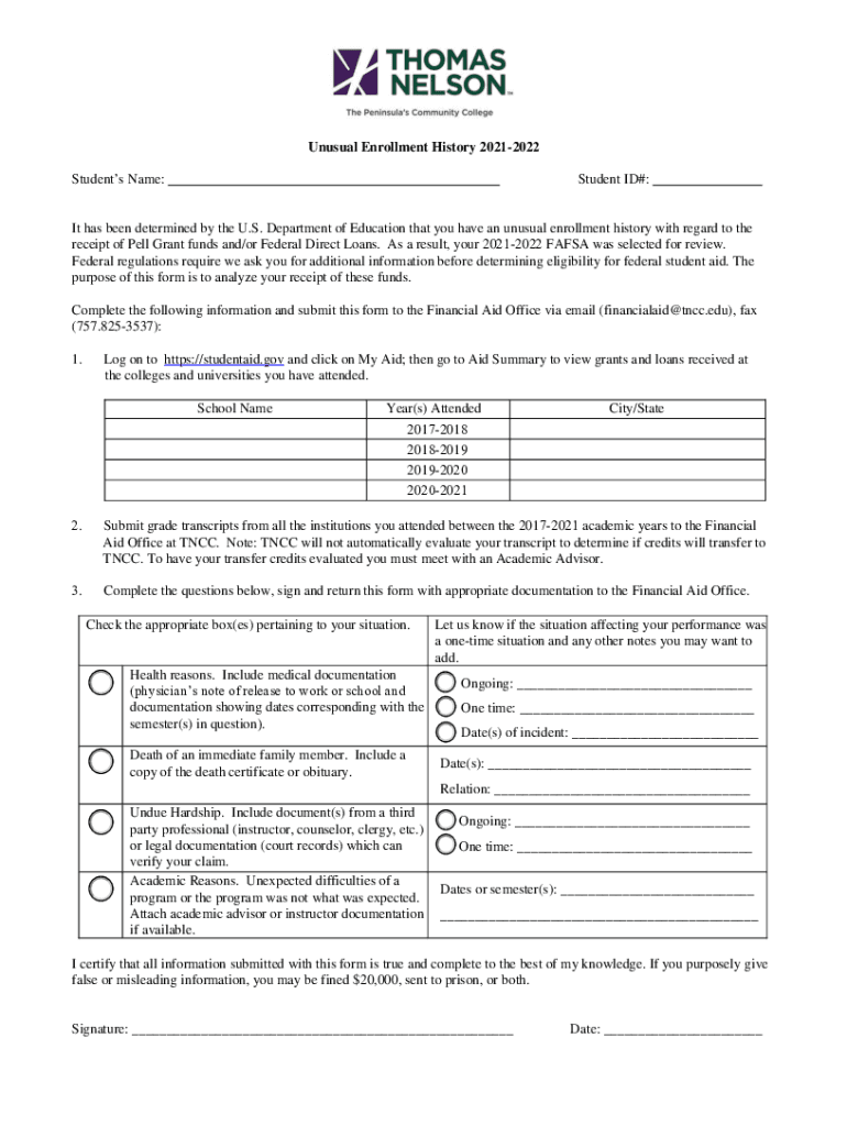 Fill - Free fillable (2021-2022 Academic Year) Your FAFSA Preview on Page 1