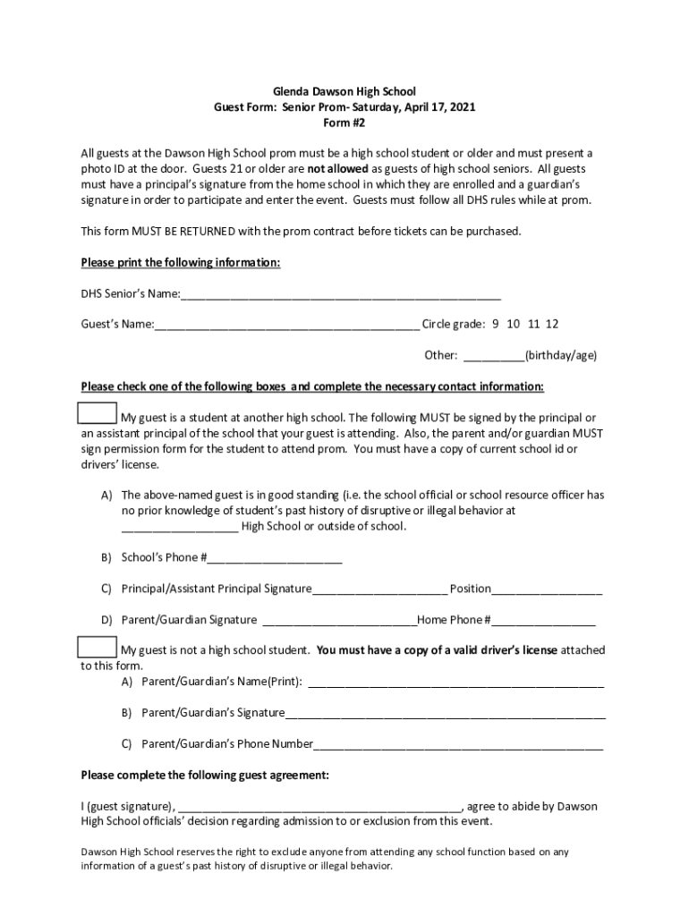 Fillable Online Glenda Dawson High School Fax Email Print pdfFiller