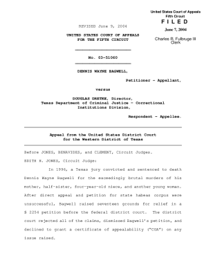 Fillable Online U S Court of Appeals for the Fifth Circuit Brief Fillable Online U S Court of Appeals for the Fifth Circuit Brief