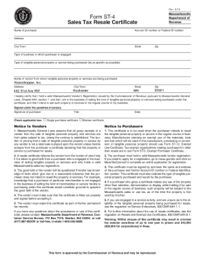Fillable Online Fillable Online 8/00 Massachusetts Department of ...