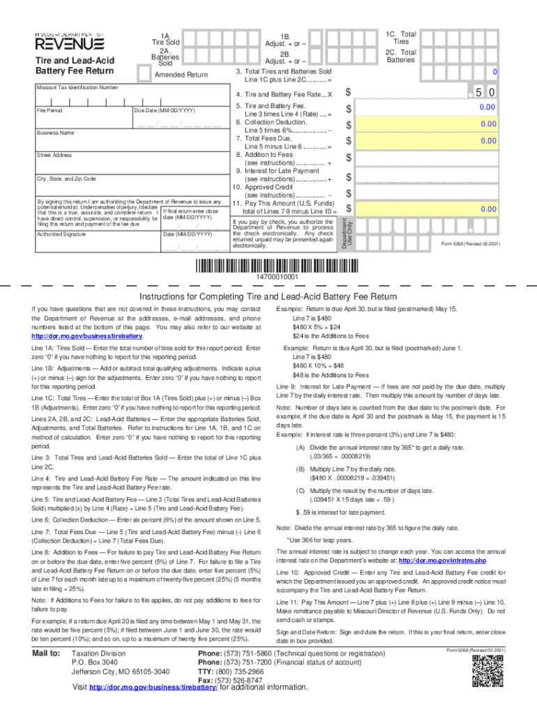 5068 form Preview on Page 1